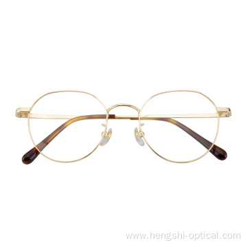 Simple Design Fashion Thin Original Men Glasses Frames Women Metal Leg Eyeglasses